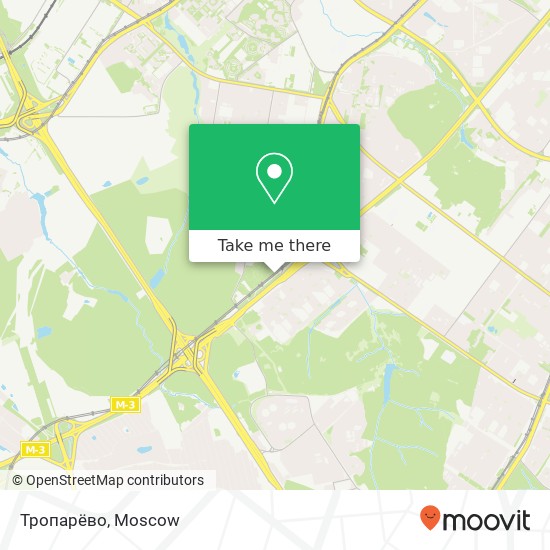 Тропарёво map