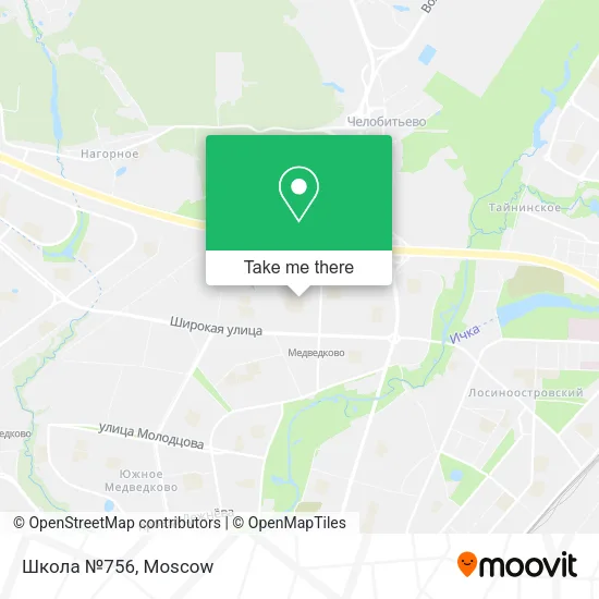 Школа №756 map