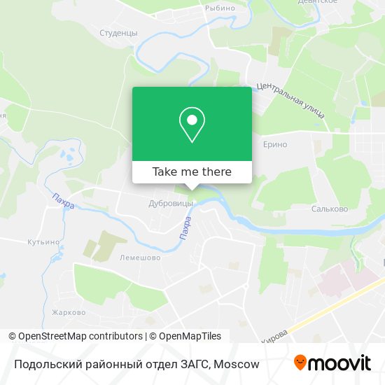 Подольский районный отдел ЗАГС map