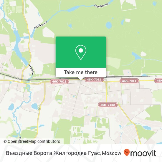 Въездные Ворота Жилгородка Гуас map