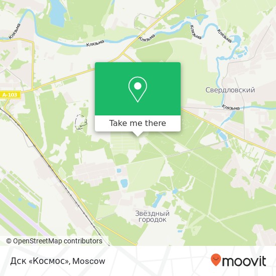 Дск «Космос» map