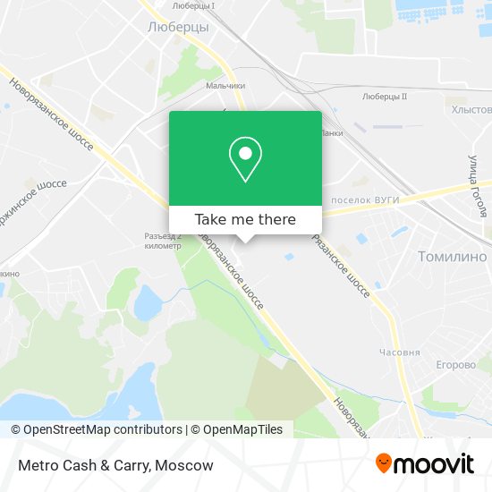 Metro Cash & Carry map