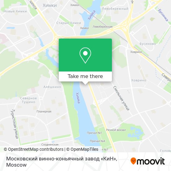Московский винно-коньячный завод «КиН» map