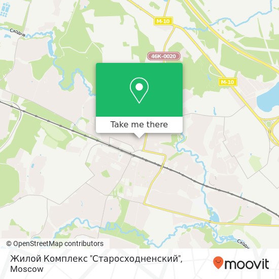 Жилой Комплекс "Старосходненский" map