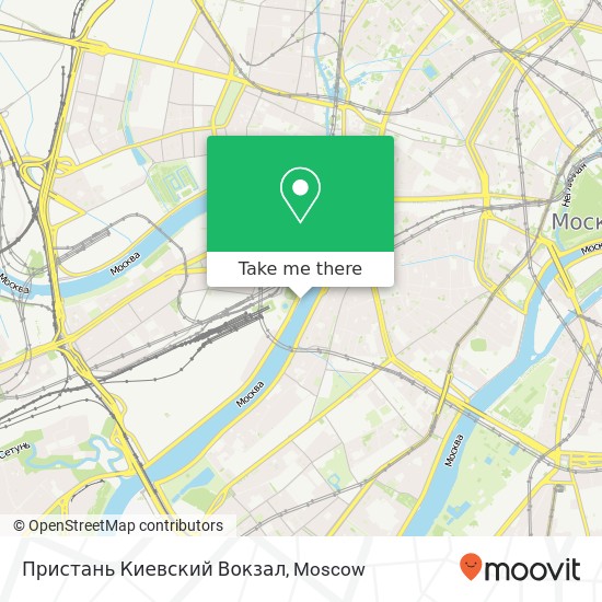 Пристань Киевский Вокзал map