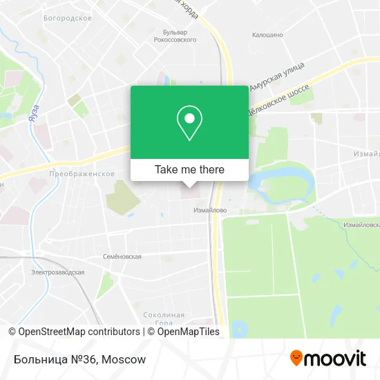 Больница №36 map