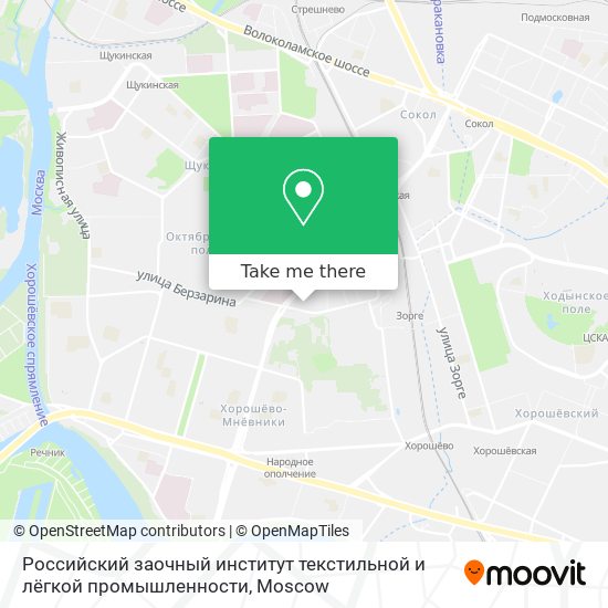 Российский заочный институт текстильной и лёгкой промышленности map