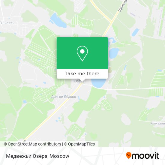 Медвежьи Озёра map