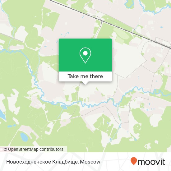 Новосходненское Кладбище map