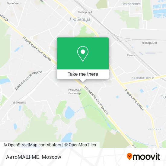 АвтоМАШ-МБ map