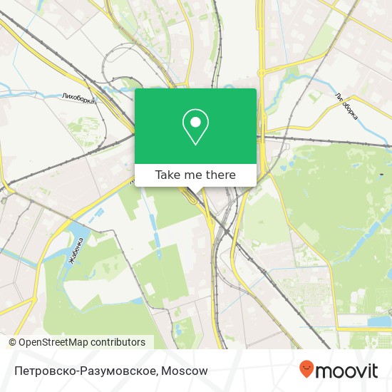 Петровско-Разумовское map