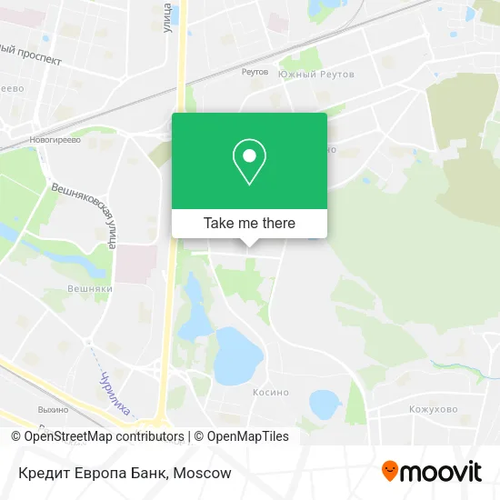 Кредит Европа Банк map