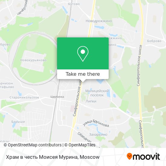 Храм в честь Моисея Мурина map