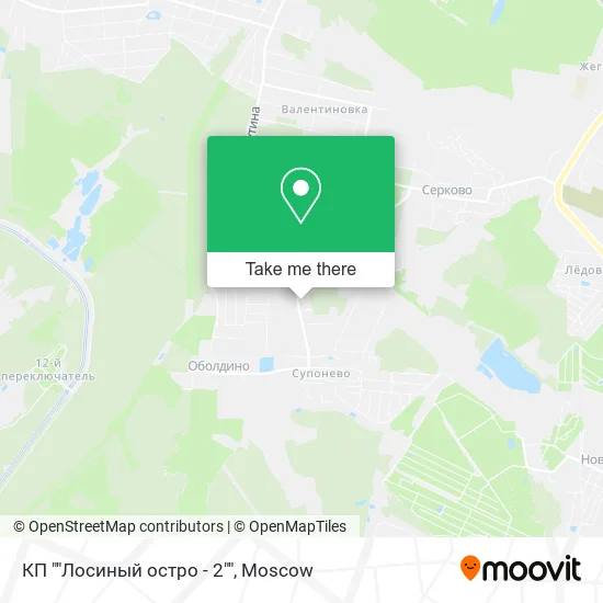 КП ""Лосиный остро - 2"" map