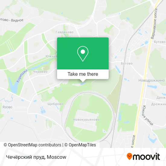 Чечёрский пруд map