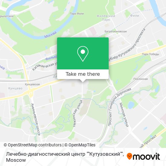 Лечебно-диагностический центр ""Кутузовский"" map