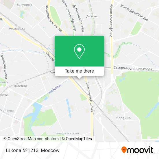 Школа №1213 map
