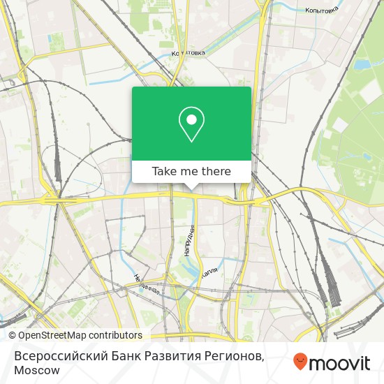 Всероссийский Банк Развития Регионов map