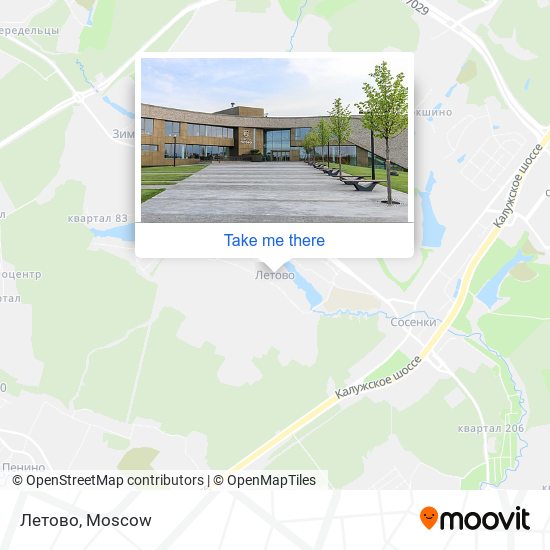 Летово map