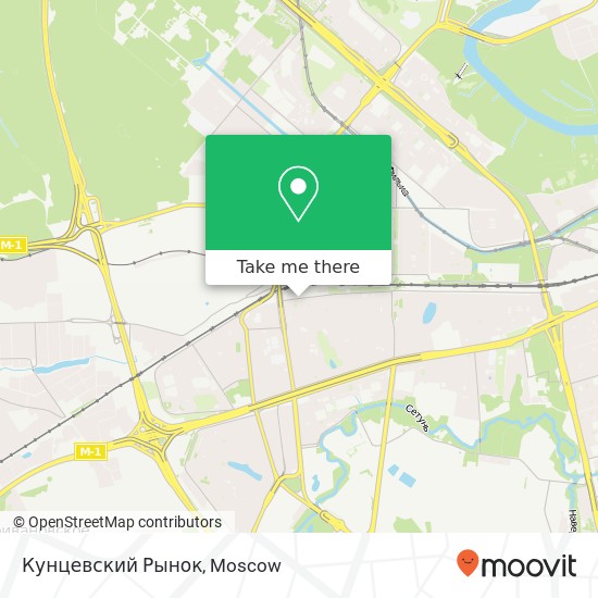 Кунцевский Рынок map