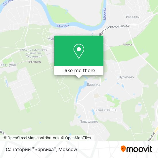Санаторий ""Барвиха"" map
