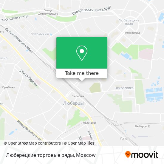 Люберецкие торговые ряды map