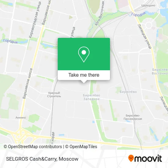 SELGROS Cash&Carry map
