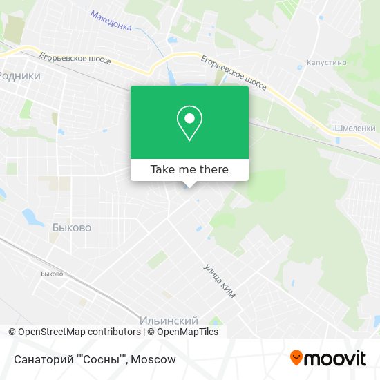 Санаторий ""Сосны"" map