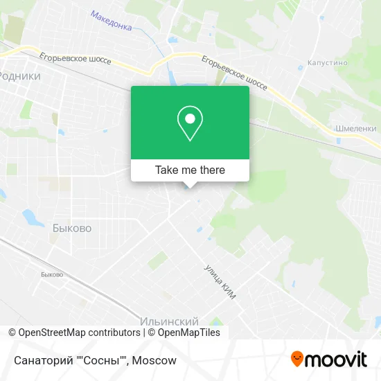 Санаторий ""Сосны"" map
