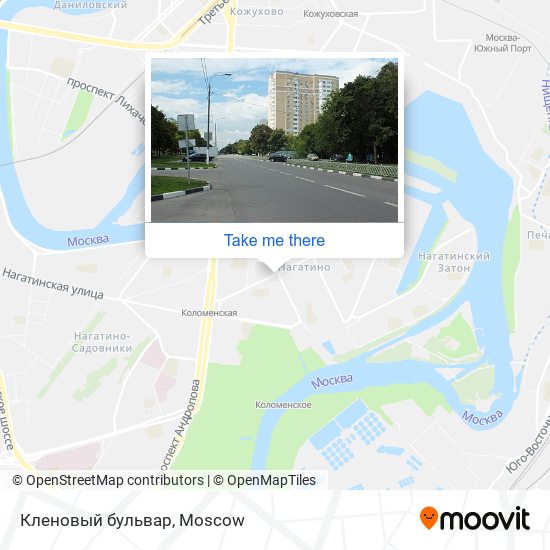 Кленовый бульвар map