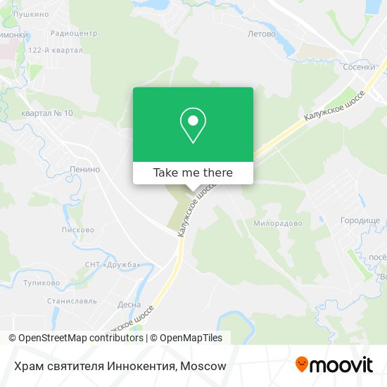 Храм святителя Иннокентия map