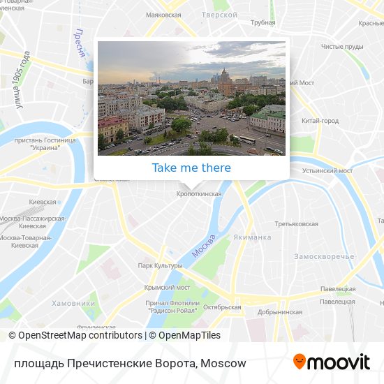 площадь Пречистенские Ворота map