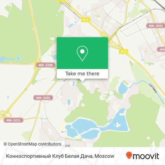 Конноспортивный Клуб Белая Дача map