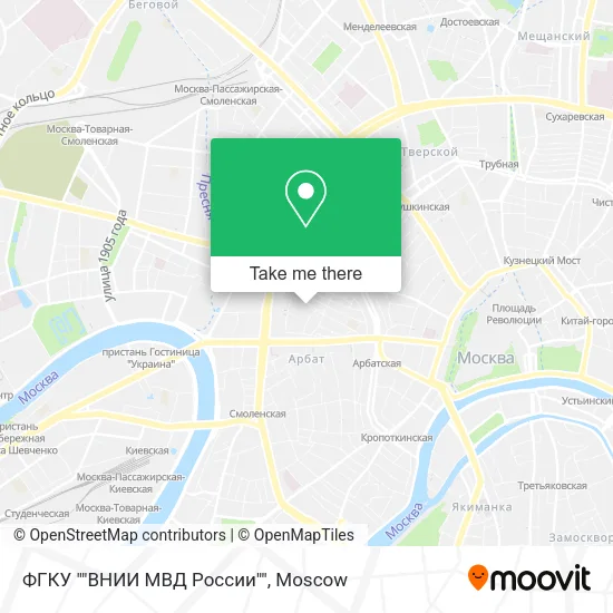 ФГКУ ""ВНИИ МВД России"" map