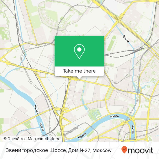 Звенигородское Шоссе, Дом №27 map