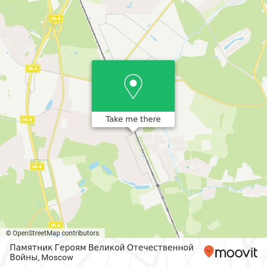 Памятник Героям Великой Отечественной Войны map