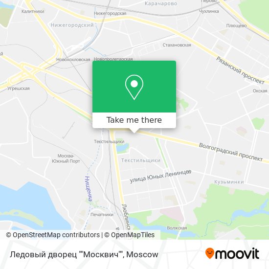 Ледовый дворец ""Москвич"" map