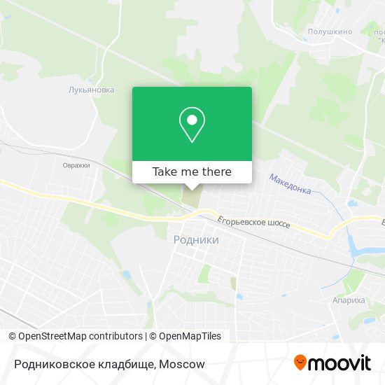 Родниковское кладбище map