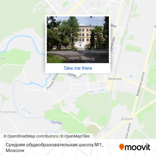 Средняя общеобразовательная школа №1 map