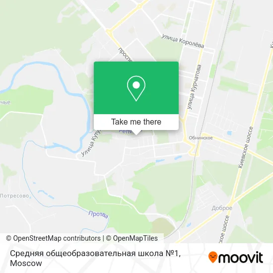 Средняя общеобразовательная школа №1 map