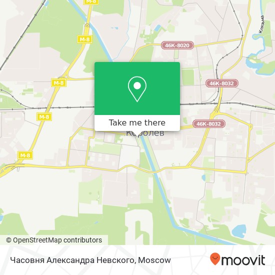 Часовня Александра Невского map