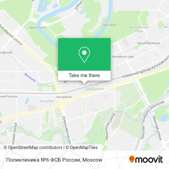 Поликлиника №6 ФСБ России map