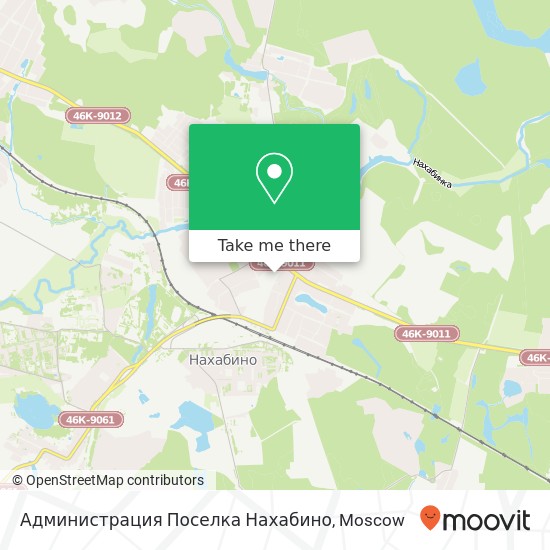 Администрация Поселка Нахабино map