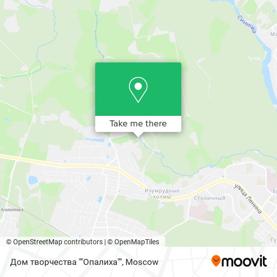 Дом творчества ""Опалиха"" map