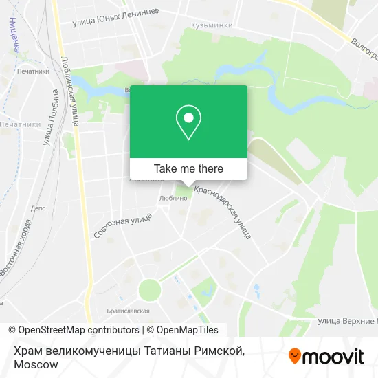 Храм великомученицы Татианы Римской map