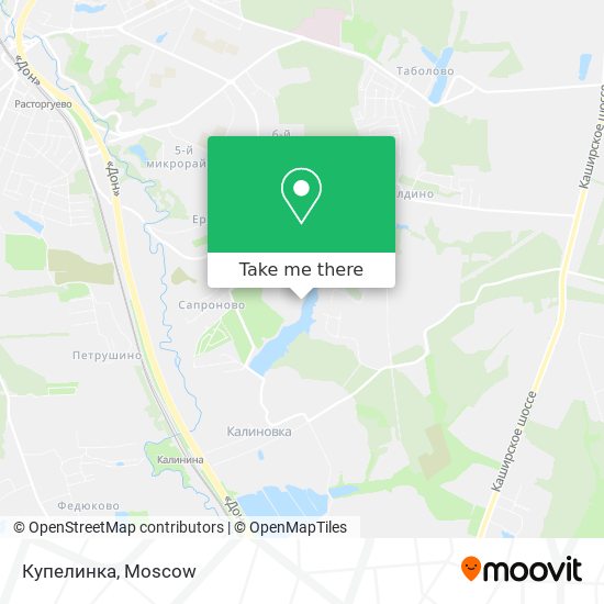 Купелинка map