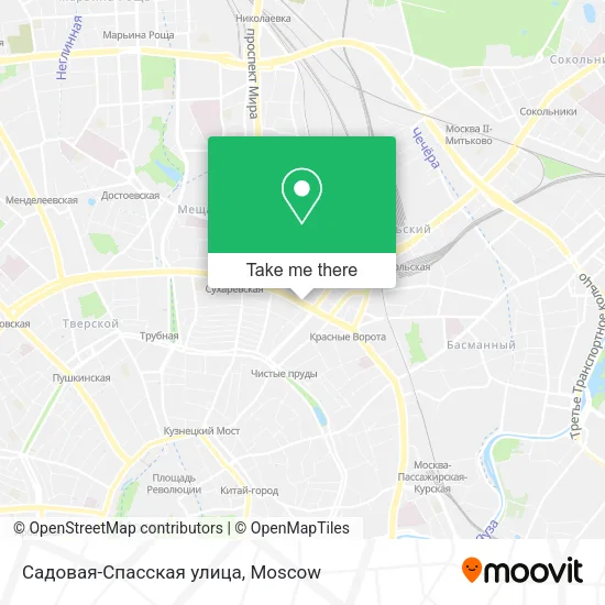 Садовая-Спасская улица map