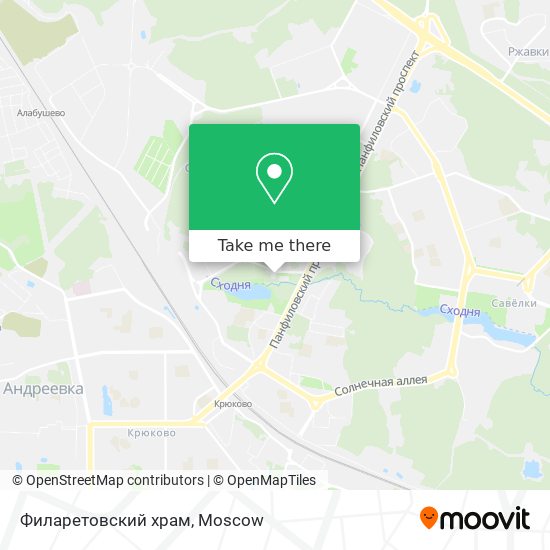 Филаретовский храм map