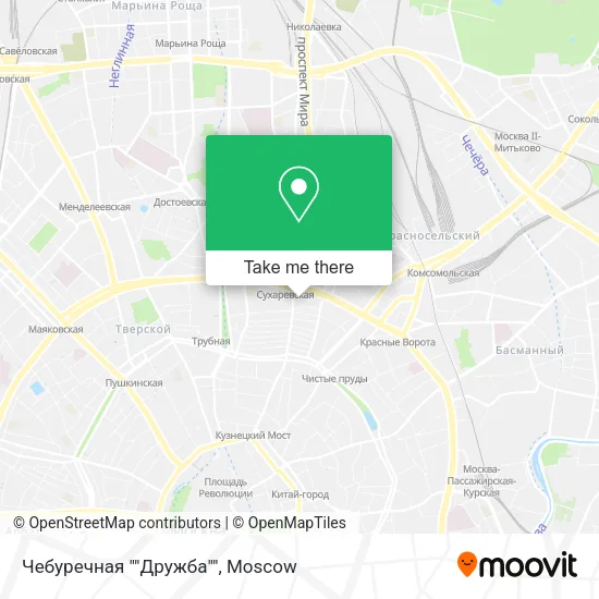 Чебуречная ""Дружба"" map