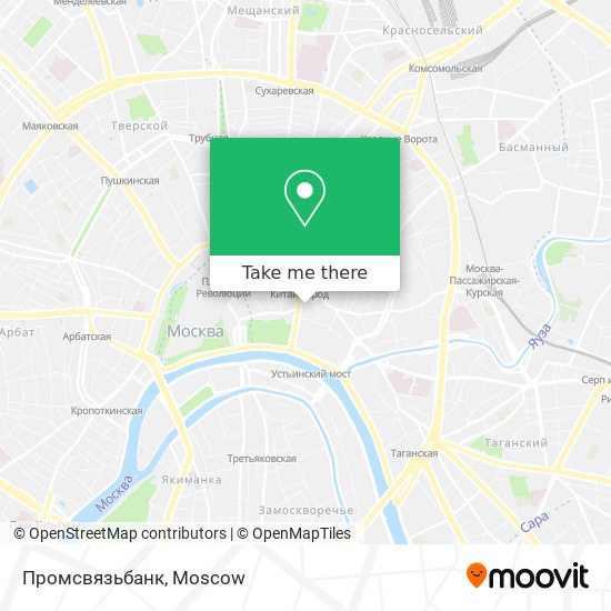 Промсвязьбанк map